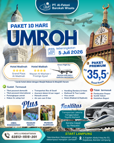 PAKET UMROH 5 JULI