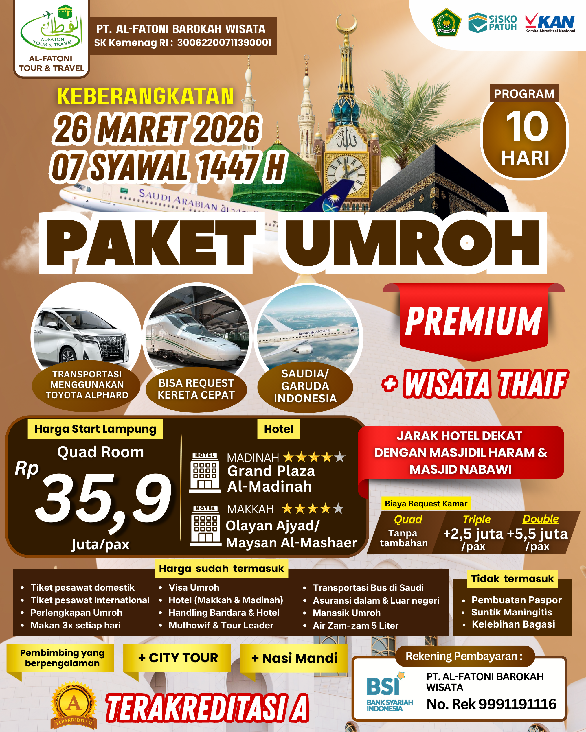 PAKET UMROH BULAN SYAWAL