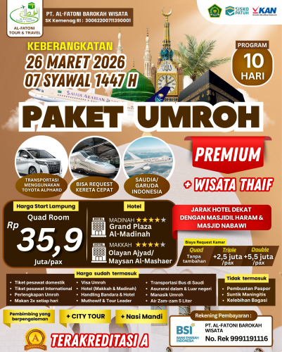 PAKET UMROH BULAN SYAWAL